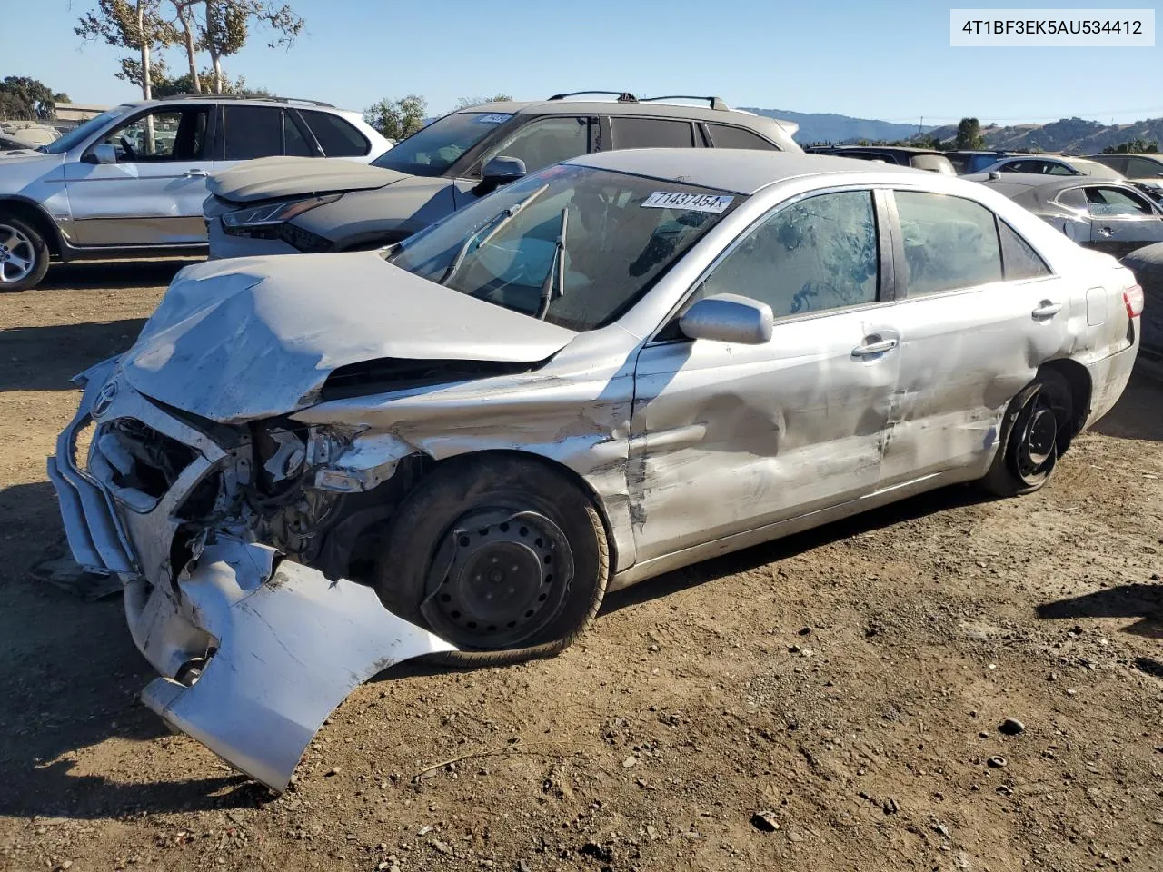 2010 Toyota Camry Base VIN: 4T1BF3EK5AU534412 Lot: 71437454