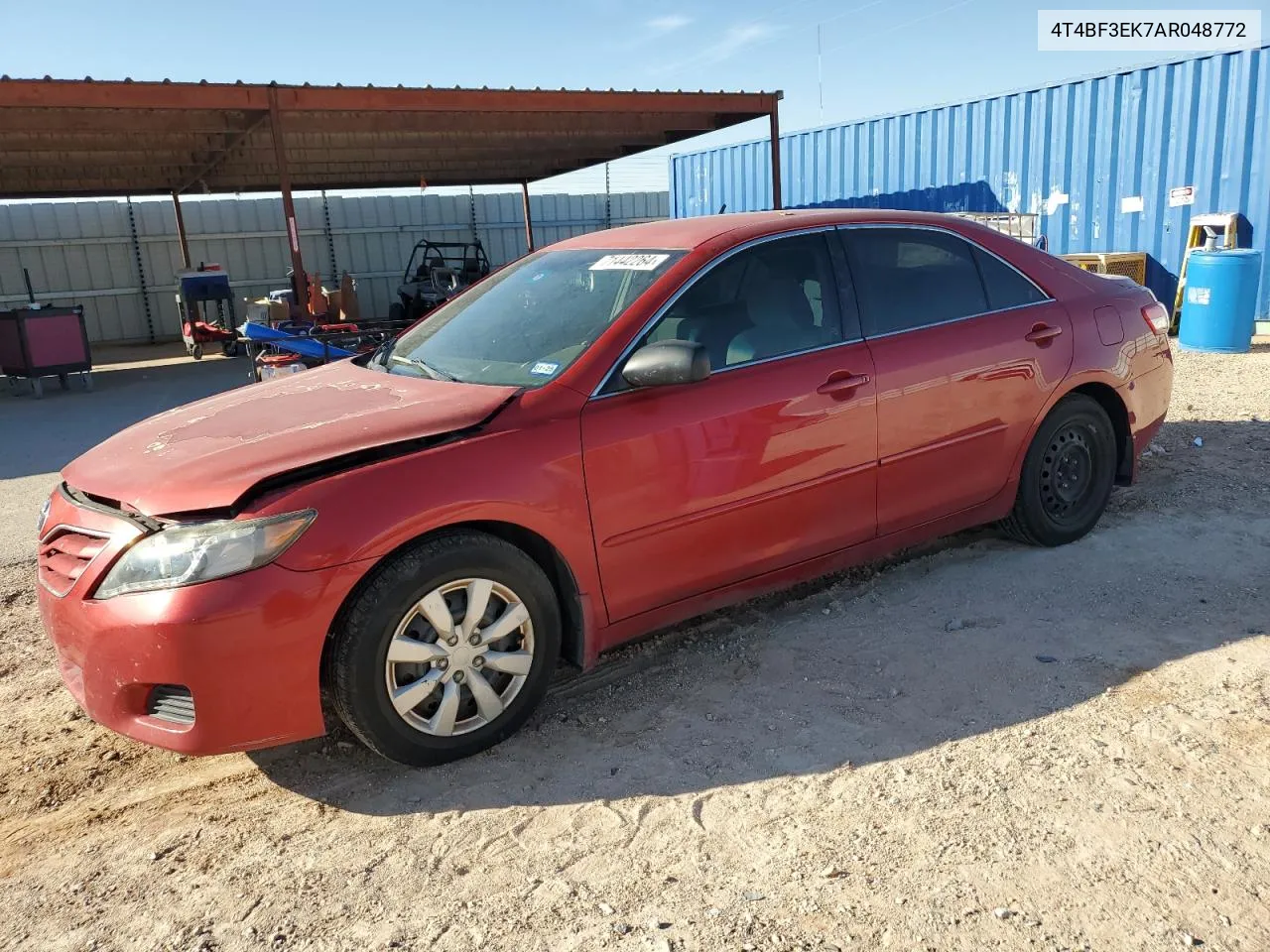 2010 Toyota Camry Base VIN: 4T4BF3EK7AR048772 Lot: 71442264