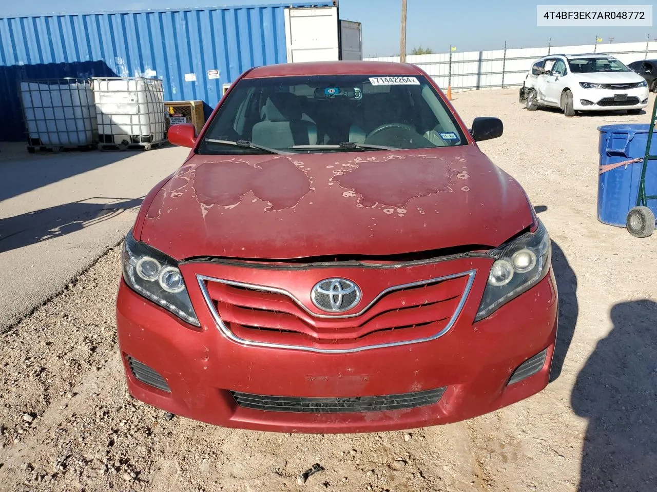 2010 Toyota Camry Base VIN: 4T4BF3EK7AR048772 Lot: 71442264