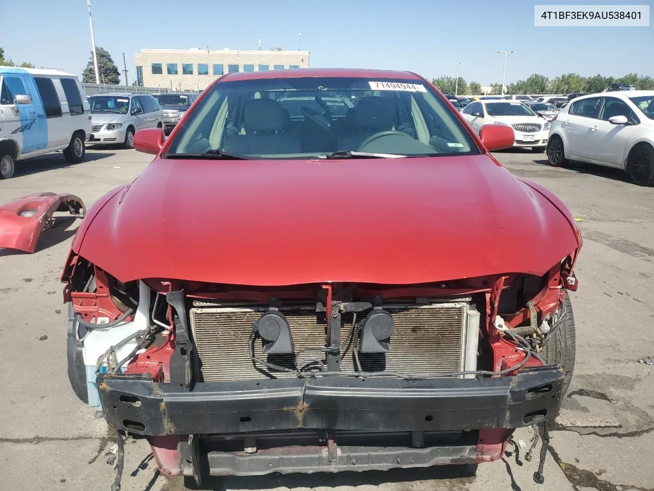 2010 Toyota Camry Base VIN: 4T1BF3EK9AU538401 Lot: 71494944