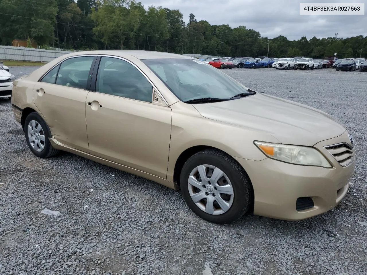 2010 Toyota Camry Base VIN: 4T4BF3EK3AR027563 Lot: 71497104