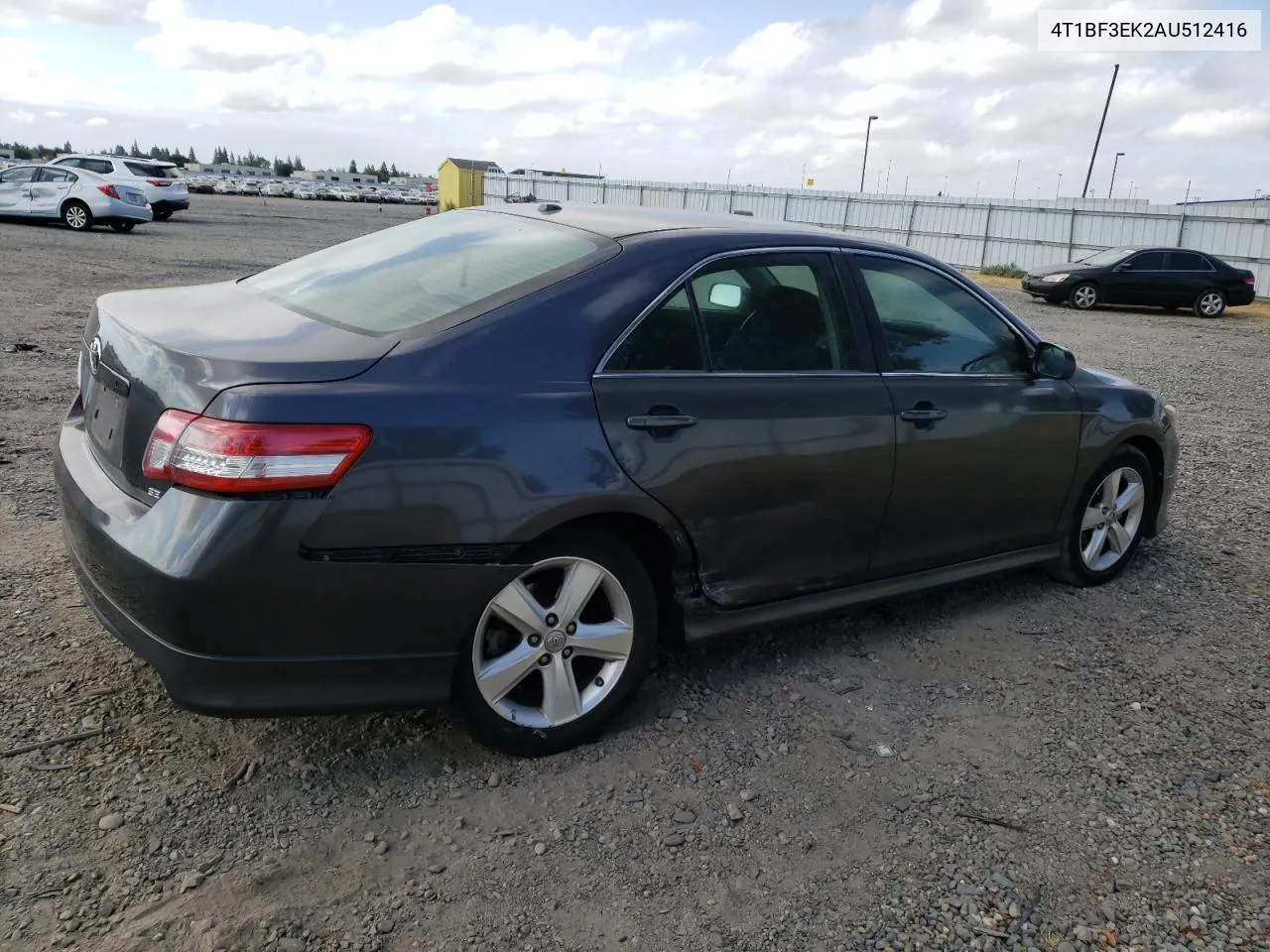 2010 Toyota Camry Base VIN: 4T1BF3EK2AU512416 Lot: 71595684