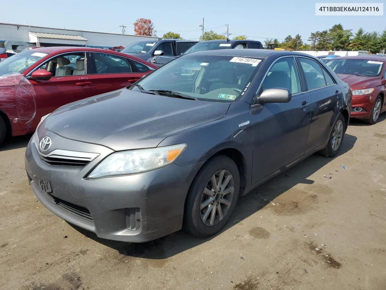 2010 Toyota Camry Hybrid VIN: 4T1BB3EK6AU124116 Lot: 71678014