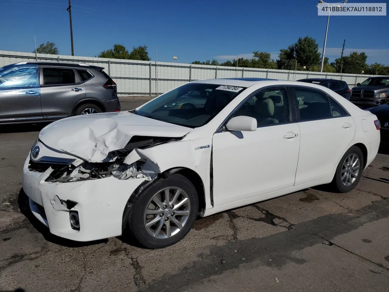 2010 Toyota Camry Hybrid VIN: 4T1BB3EK7AU118812 Lot: 71794784