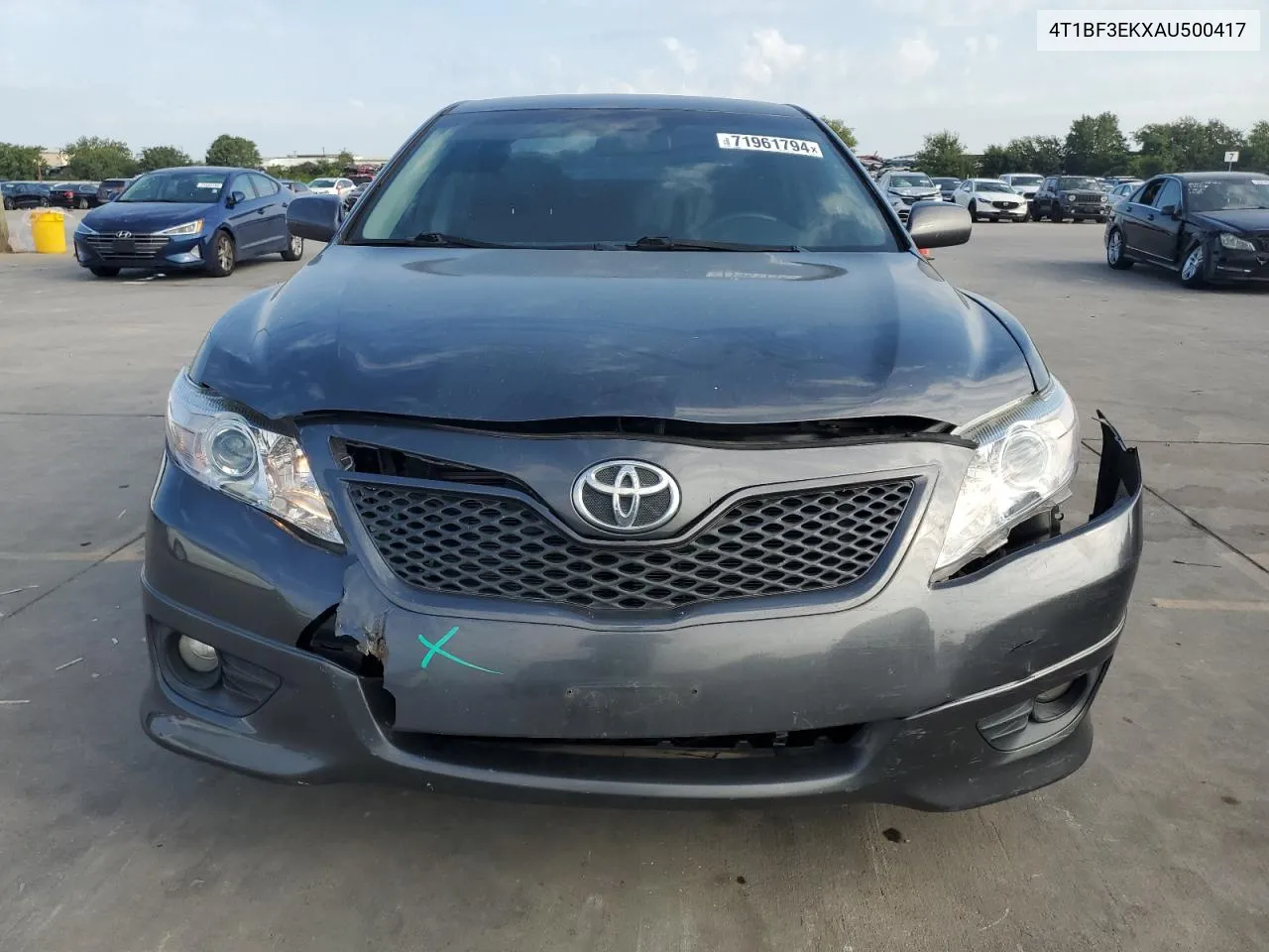 2010 Toyota Camry Base VIN: 4T1BF3EKXAU500417 Lot: 71961794