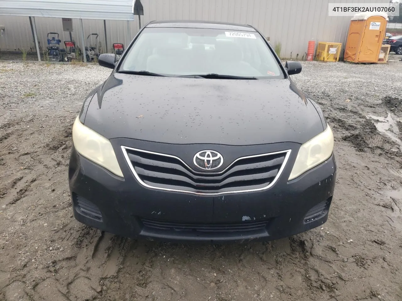 2010 Toyota Camry Base VIN: 4T1BF3EK2AU107060 Lot: 72005794