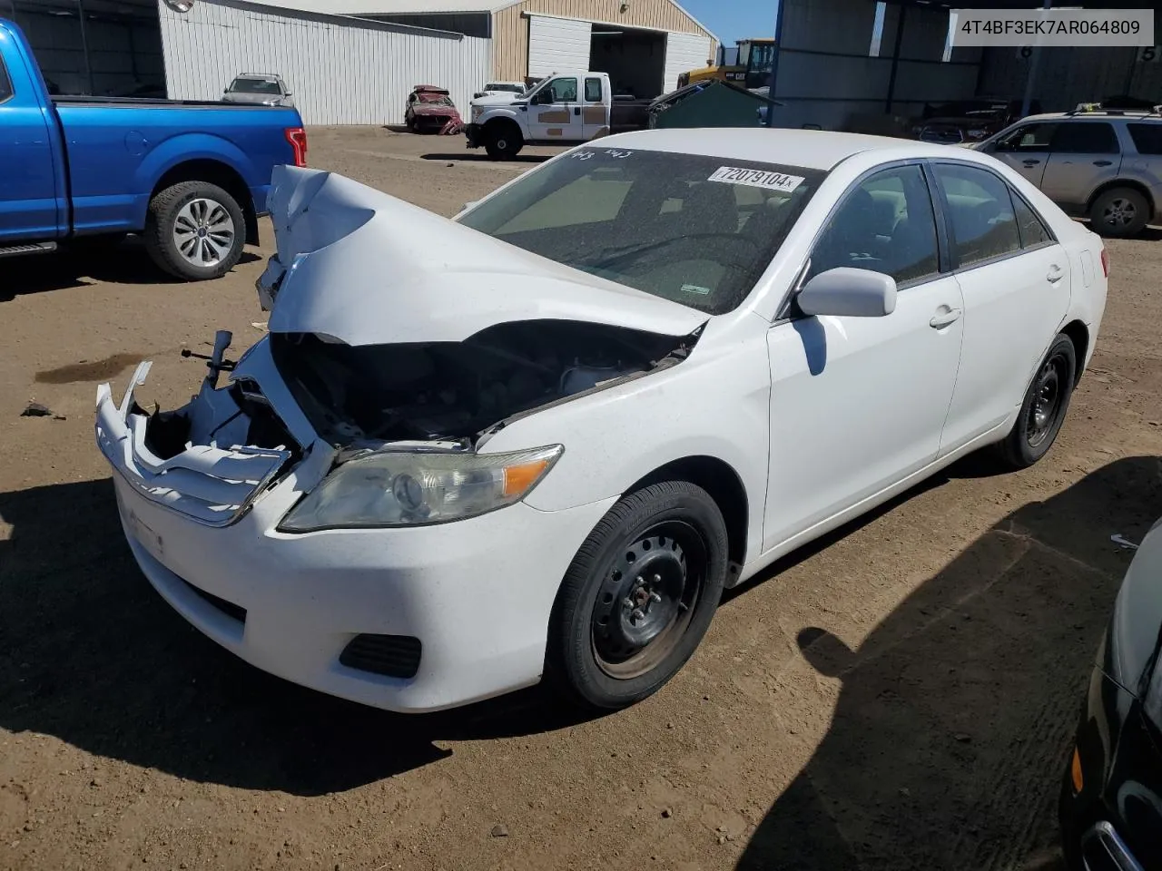 2010 Toyota Camry Base VIN: 4T4BF3EK7AR064809 Lot: 72079104