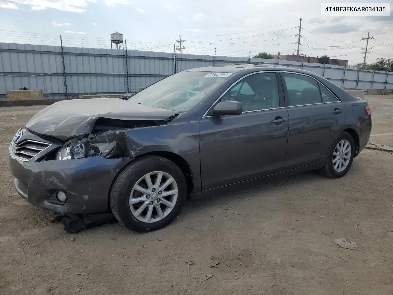 2010 Toyota Camry Base VIN: 4T4BF3EK6AR034135 Lot: 72095504