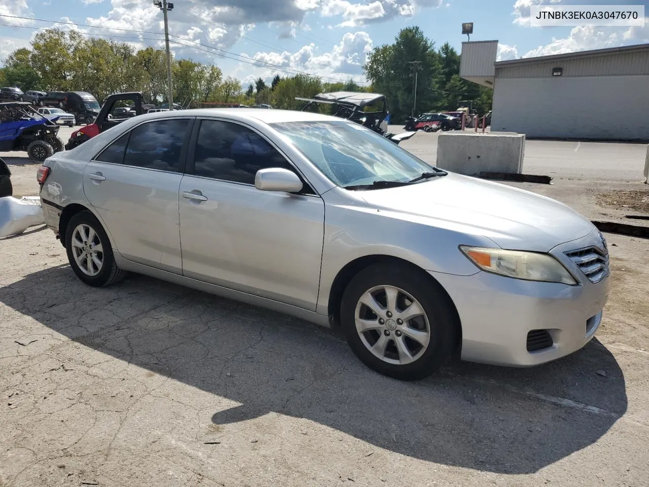 2010 Toyota Camry Se VIN: JTNBK3EK0A3047670 Lot: 72175064