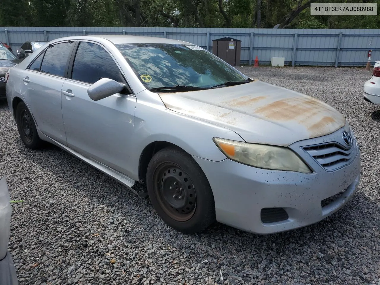 2010 Toyota Camry Base VIN: 4T1BF3EK7AU088988 Lot: 72255674