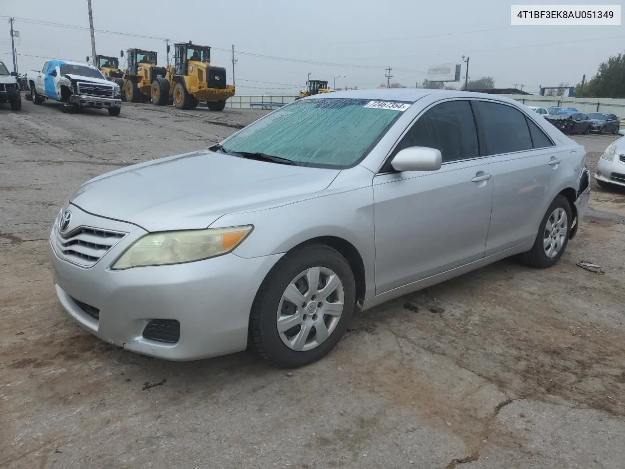 2010 Toyota Camry Base VIN: 4T1BF3EK8AU051349 Lot: 72467354