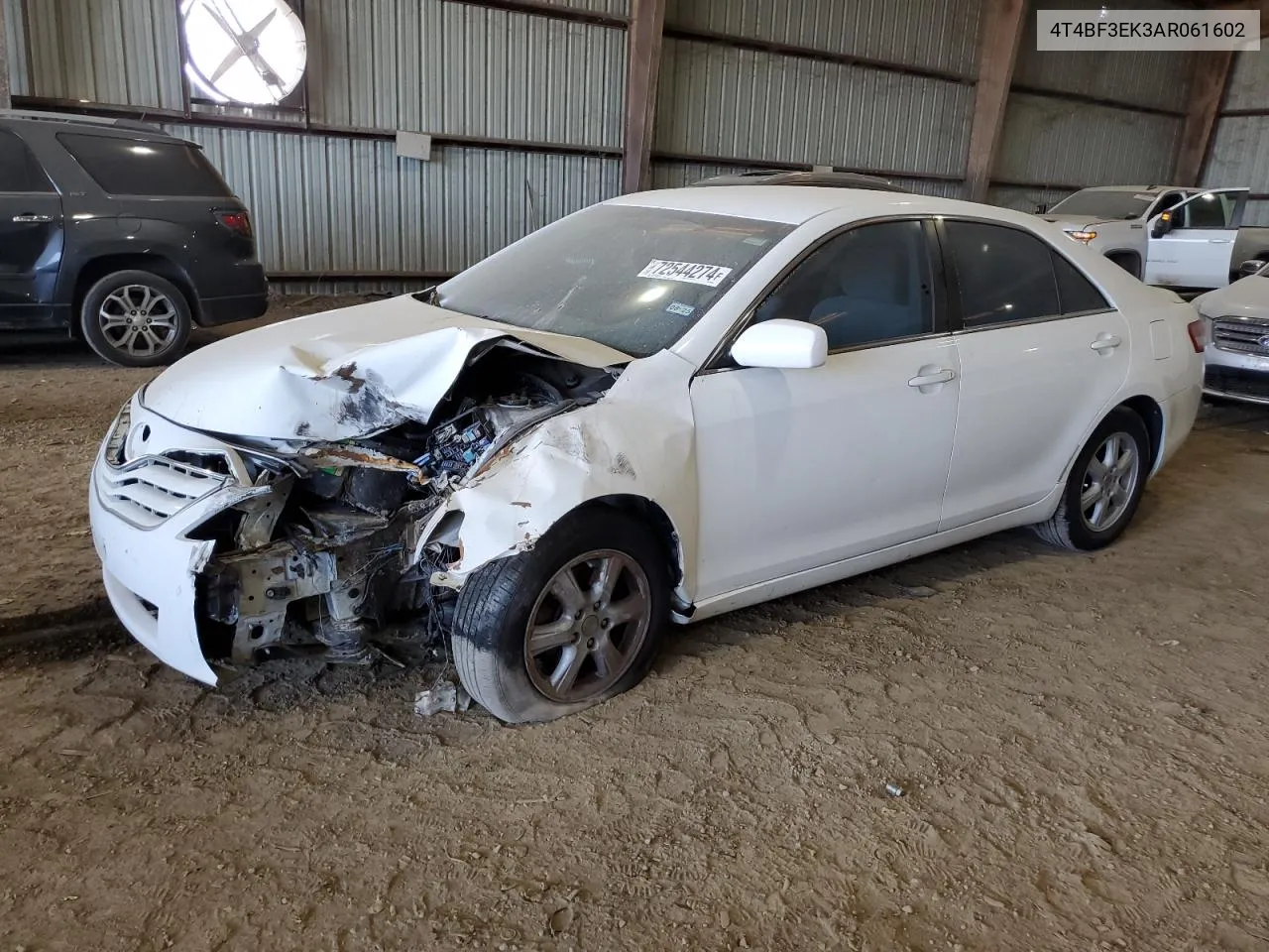 2010 Toyota Camry Base VIN: 4T4BF3EK3AR061602 Lot: 72544274