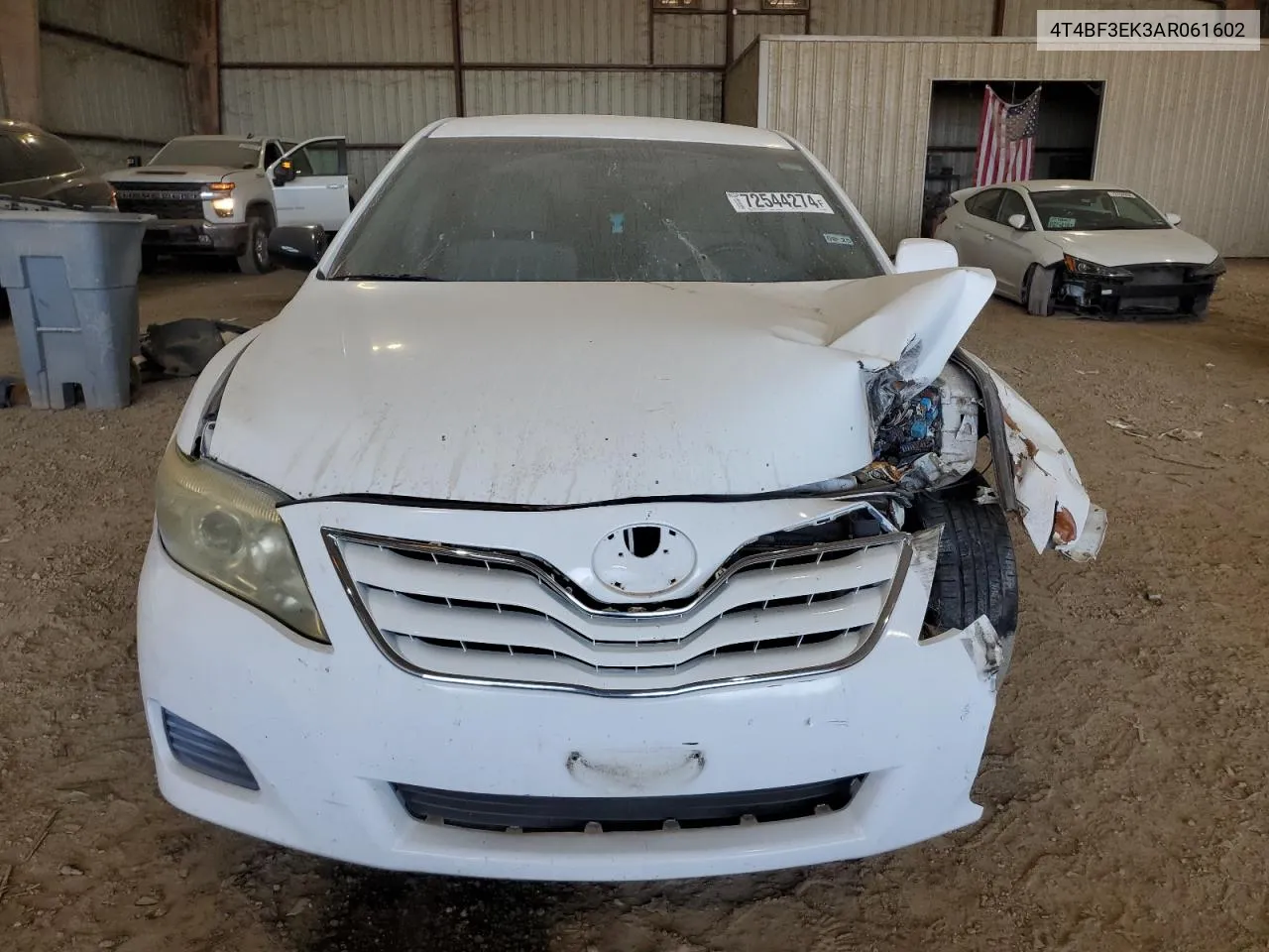 2010 Toyota Camry Base VIN: 4T4BF3EK3AR061602 Lot: 72544274