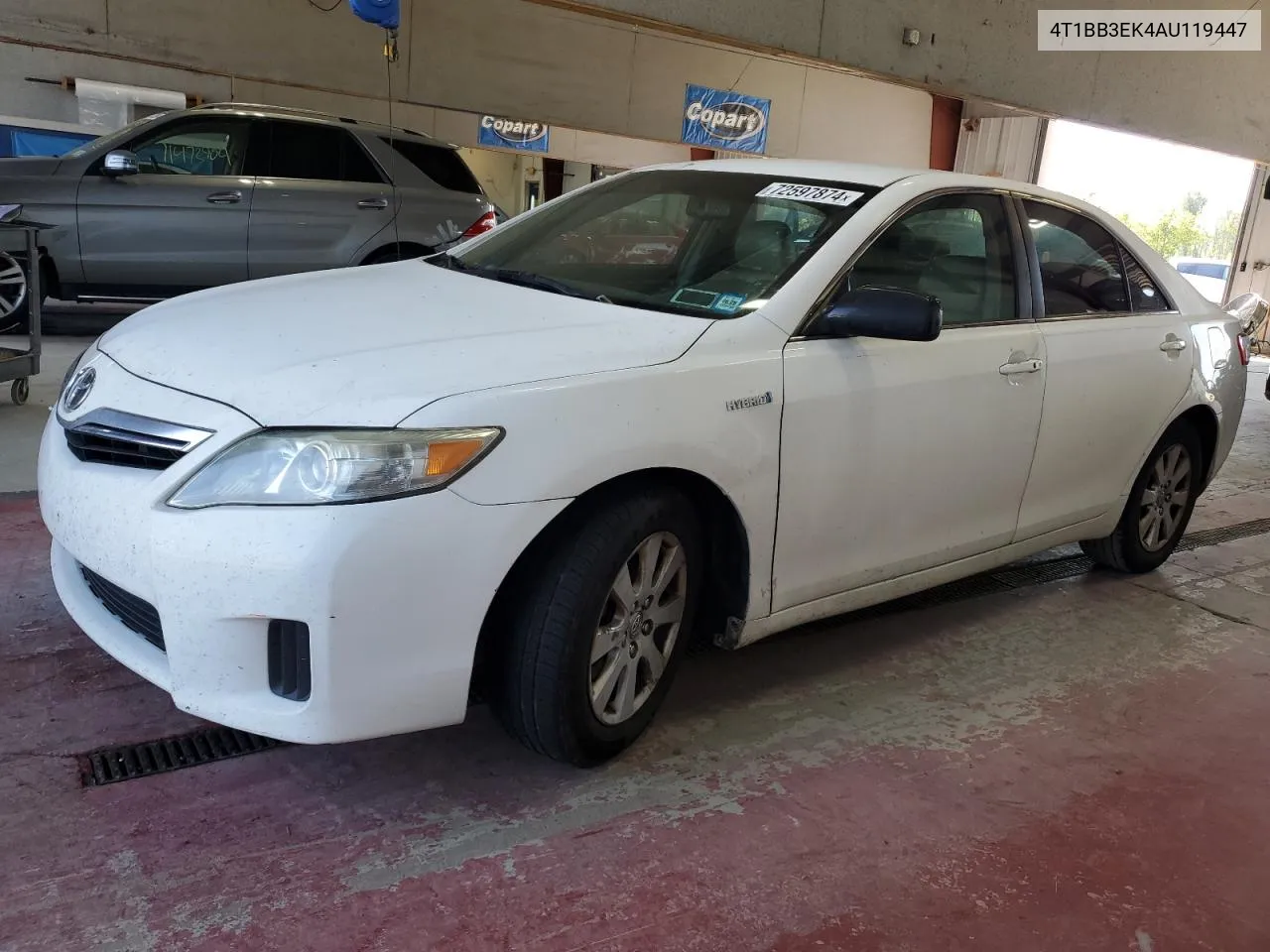 2010 Toyota Camry Hybrid VIN: 4T1BB3EK4AU119447 Lot: 72597874