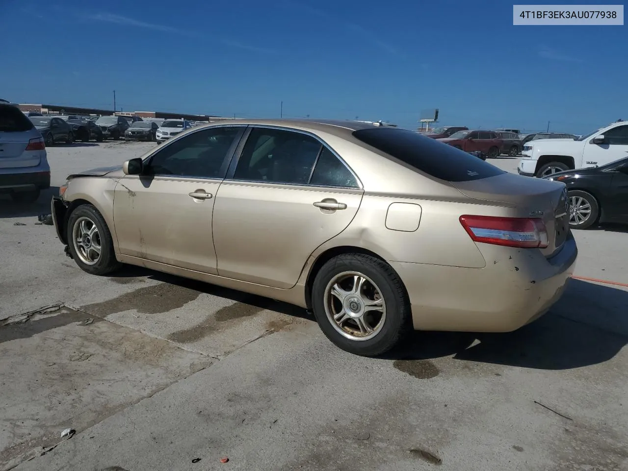 2010 Toyota Camry Base VIN: 4T1BF3EK3AU077938 Lot: 72598114