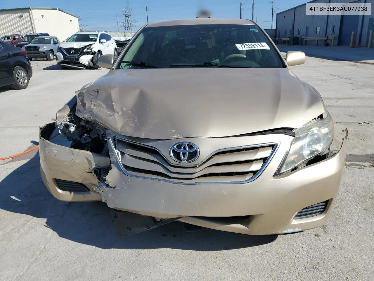 2010 Toyota Camry Base VIN: 4T1BF3EK3AU077938 Lot: 72598114