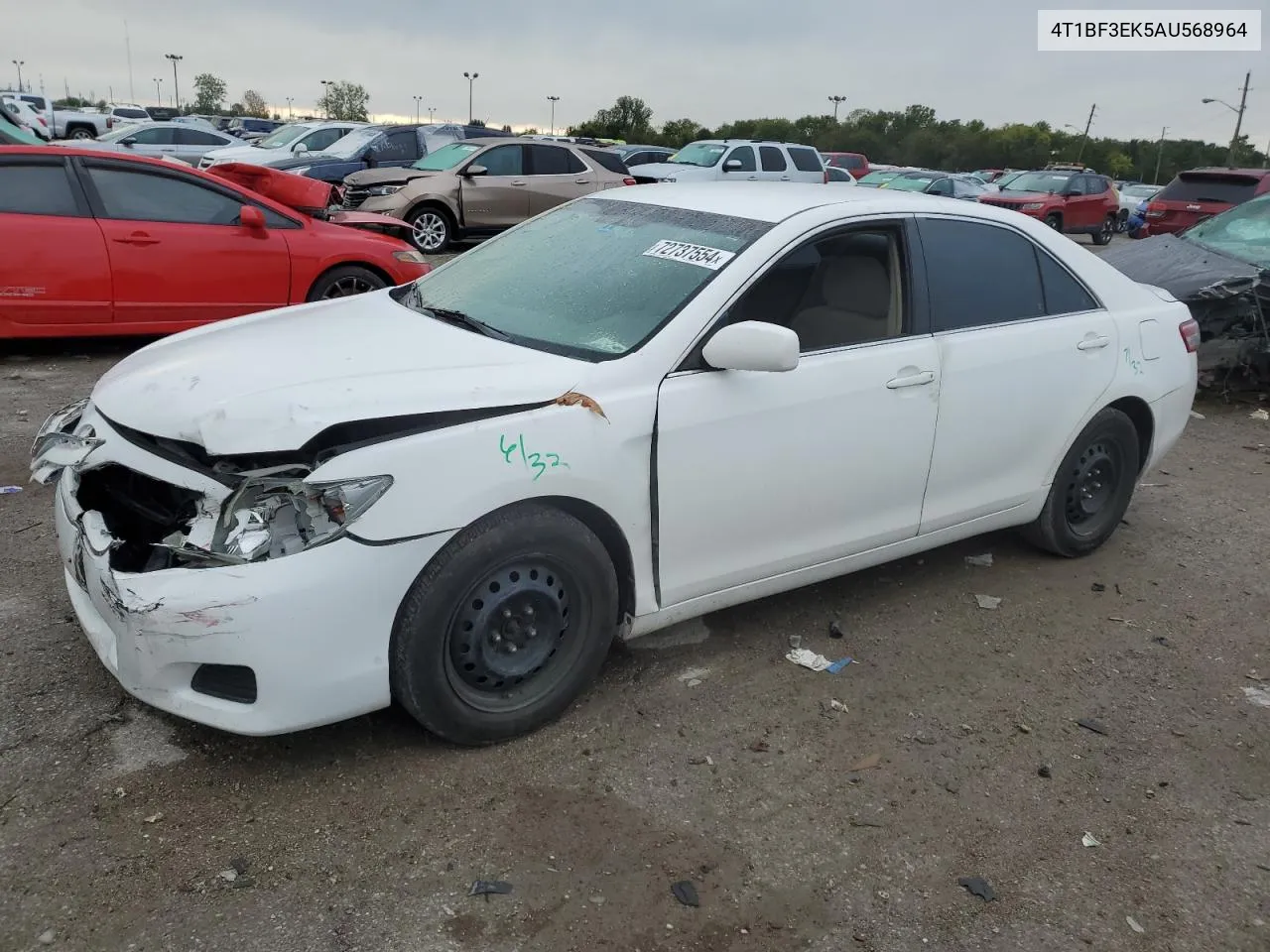 2010 Toyota Camry Base VIN: 4T1BF3EK5AU568964 Lot: 72737554