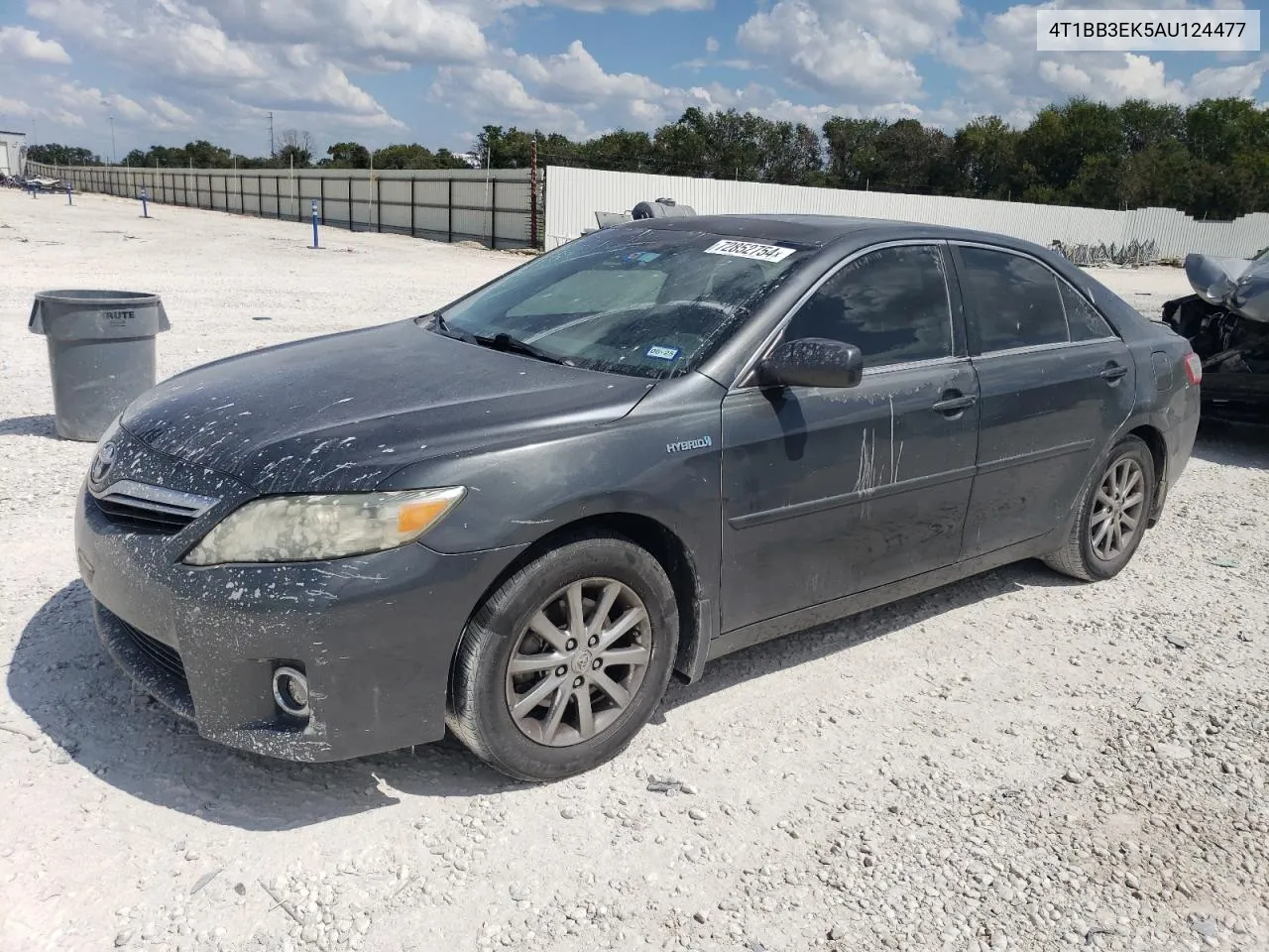 2010 Toyota Camry Hybrid VIN: 4T1BB3EK5AU124477 Lot: 72852754