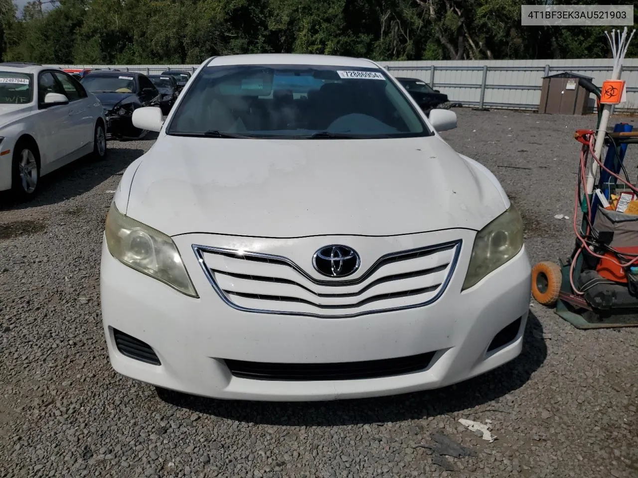 2010 Toyota Camry Base VIN: 4T1BF3EK3AU521903 Lot: 72886954