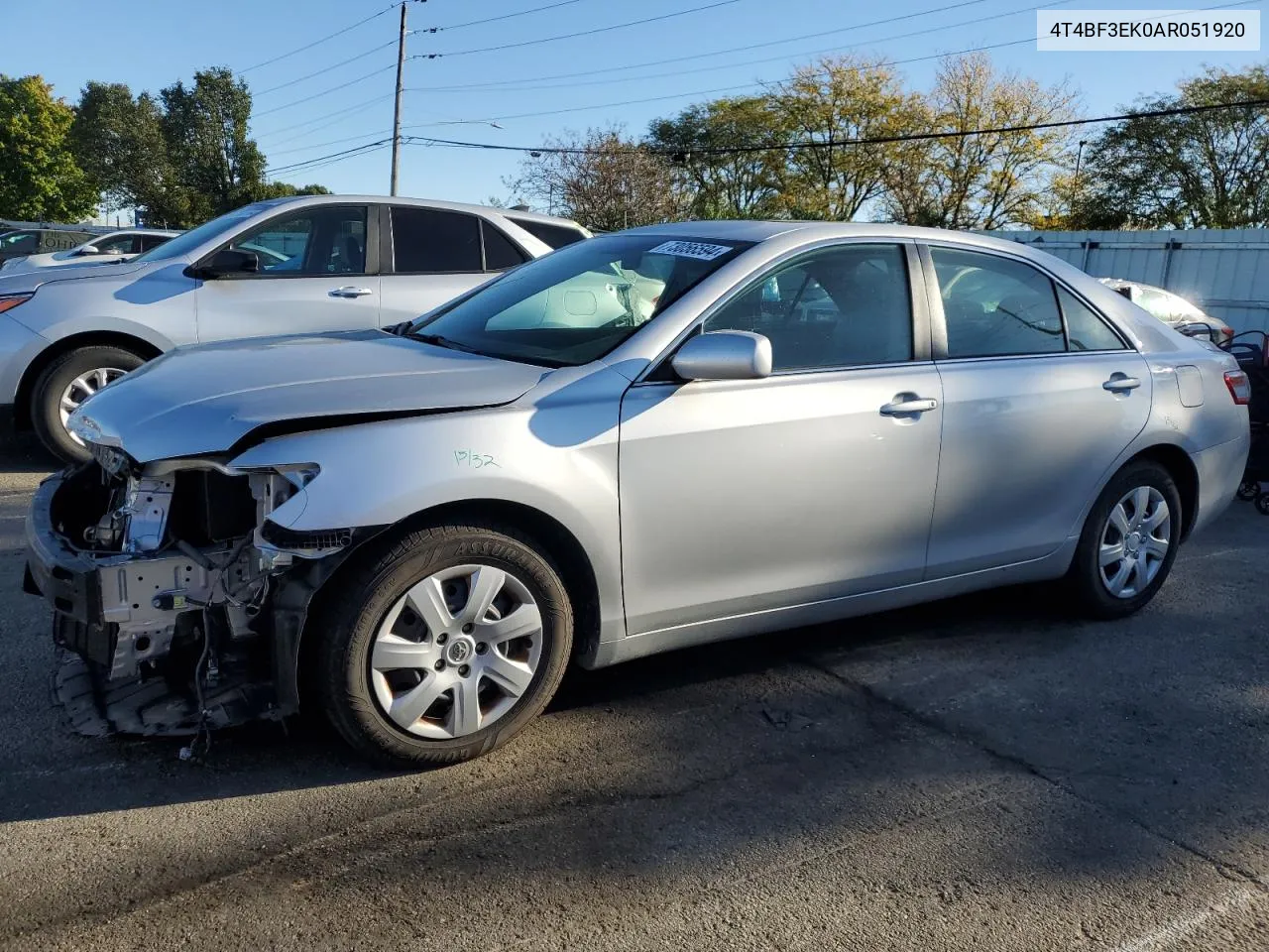 2010 Toyota Camry Base VIN: 4T4BF3EK0AR051920 Lot: 73056594