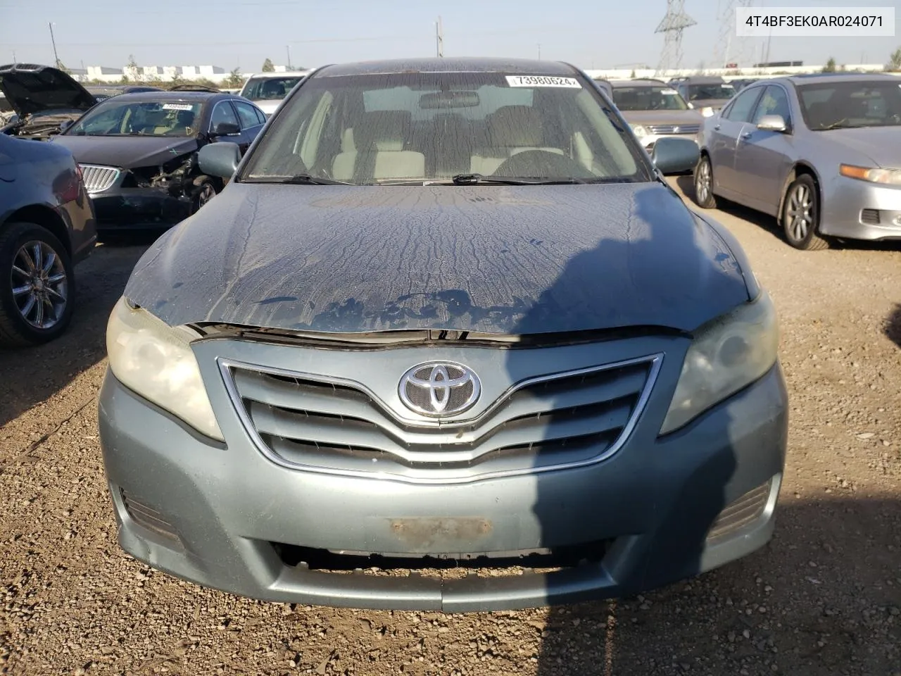 2010 Toyota Camry Base VIN: 4T4BF3EK0AR024071 Lot: 73980624