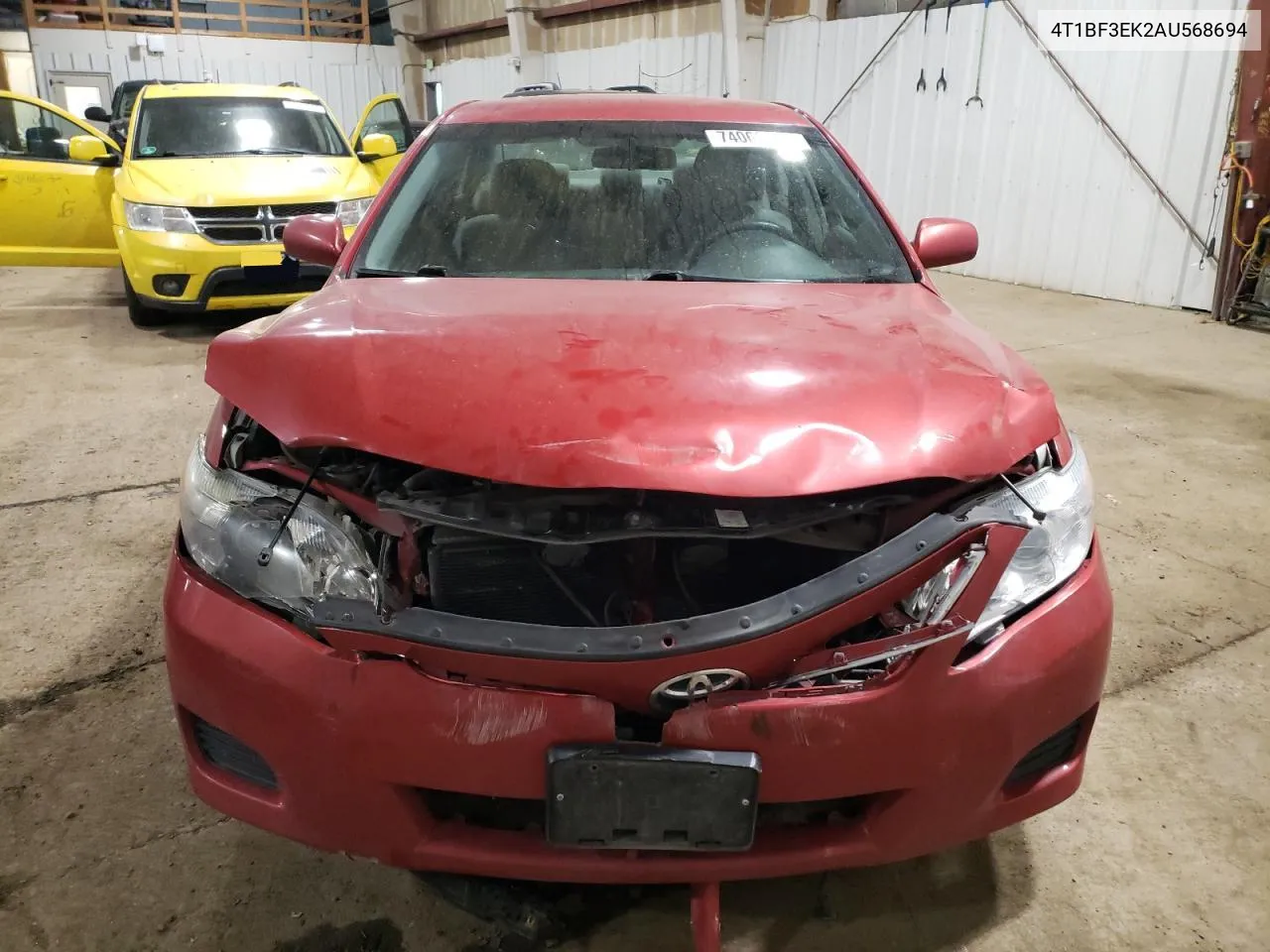 2010 Toyota Camry Base VIN: 4T1BF3EK2AU568694 Lot: 74066644