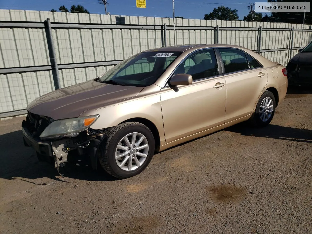 2010 Toyota Camry Base VIN: 4T1BF3EK5AU550545 Lot: 74244754