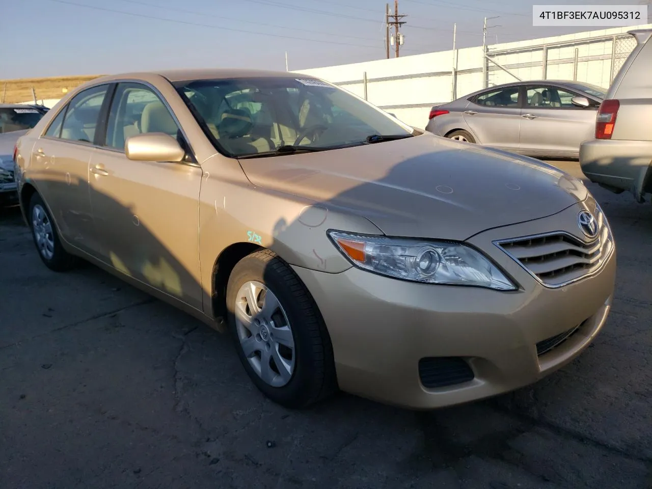 2010 Toyota Camry Base VIN: 4T1BF3EK7AU095312 Lot: 74248444