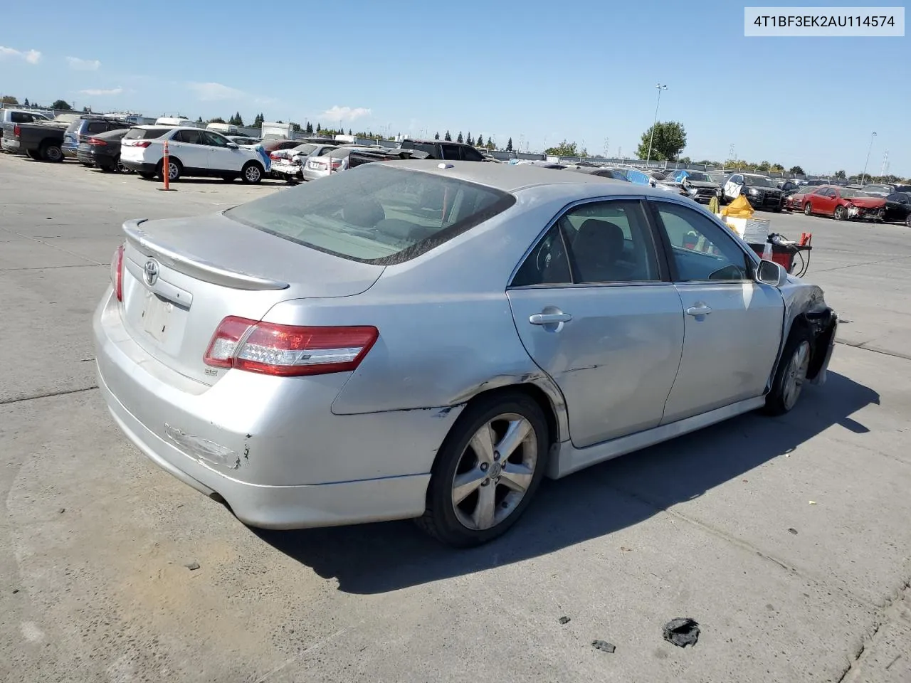 2010 Toyota Camry Base VIN: 4T1BF3EK2AU114574 Lot: 74315114