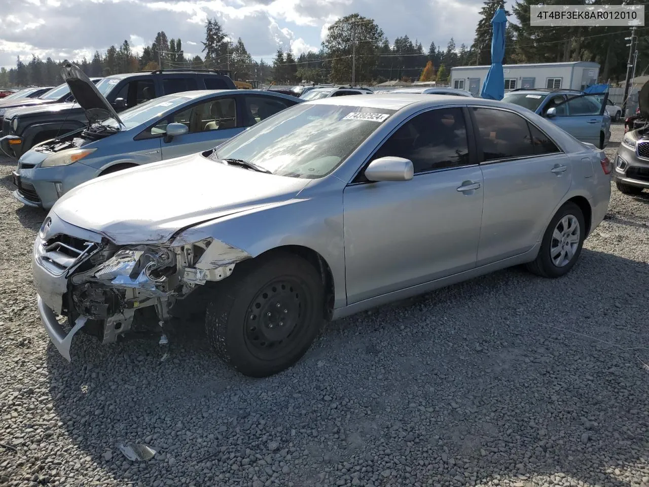 2010 Toyota Camry Base VIN: 4T4BF3EK8AR012010 Lot: 74392524