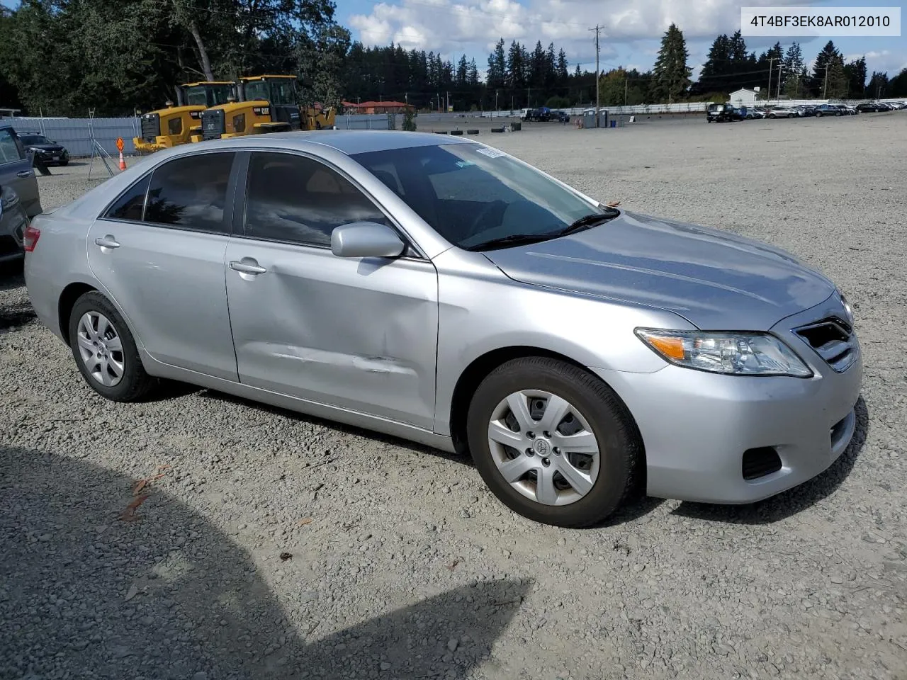 2010 Toyota Camry Base VIN: 4T4BF3EK8AR012010 Lot: 74392524