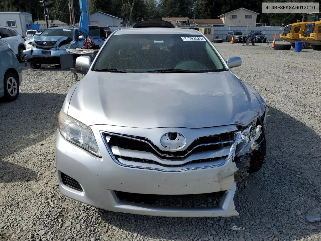 2010 Toyota Camry Base VIN: 4T4BF3EK8AR012010 Lot: 74392524