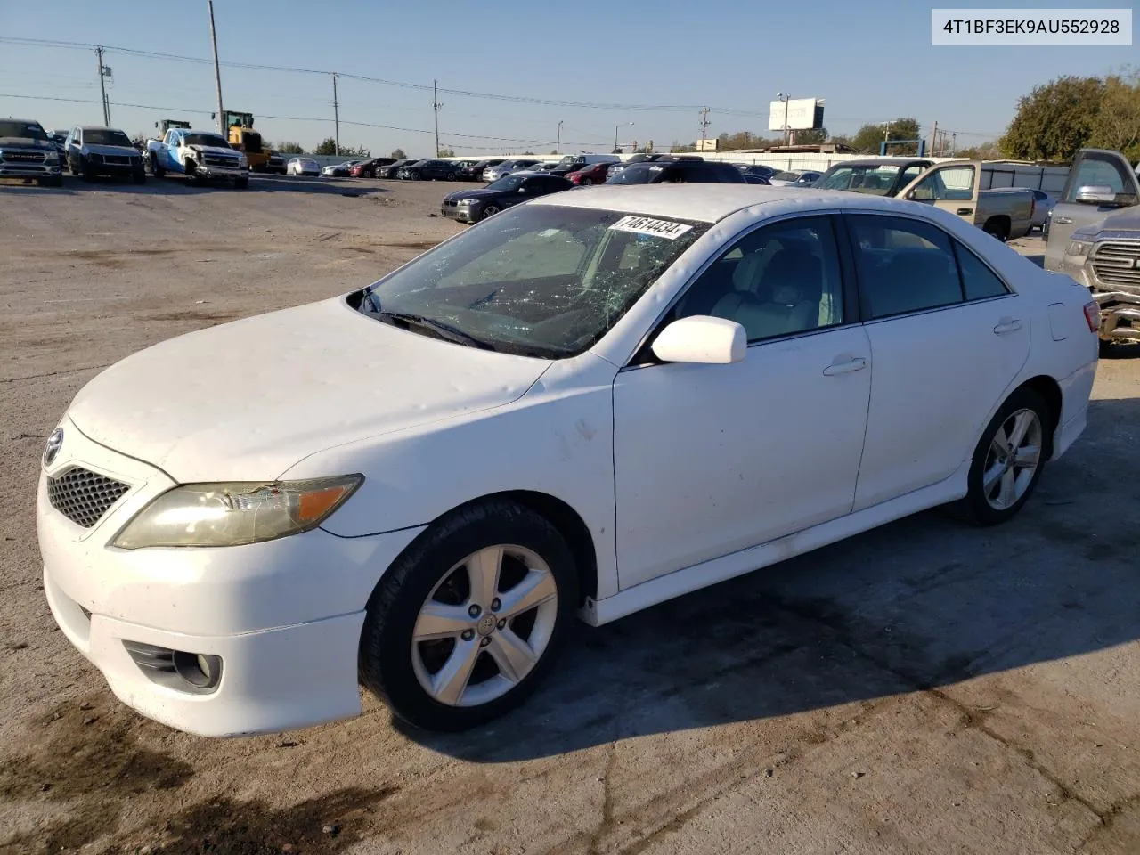 2010 Toyota Camry Base VIN: 4T1BF3EK9AU552928 Lot: 74614434