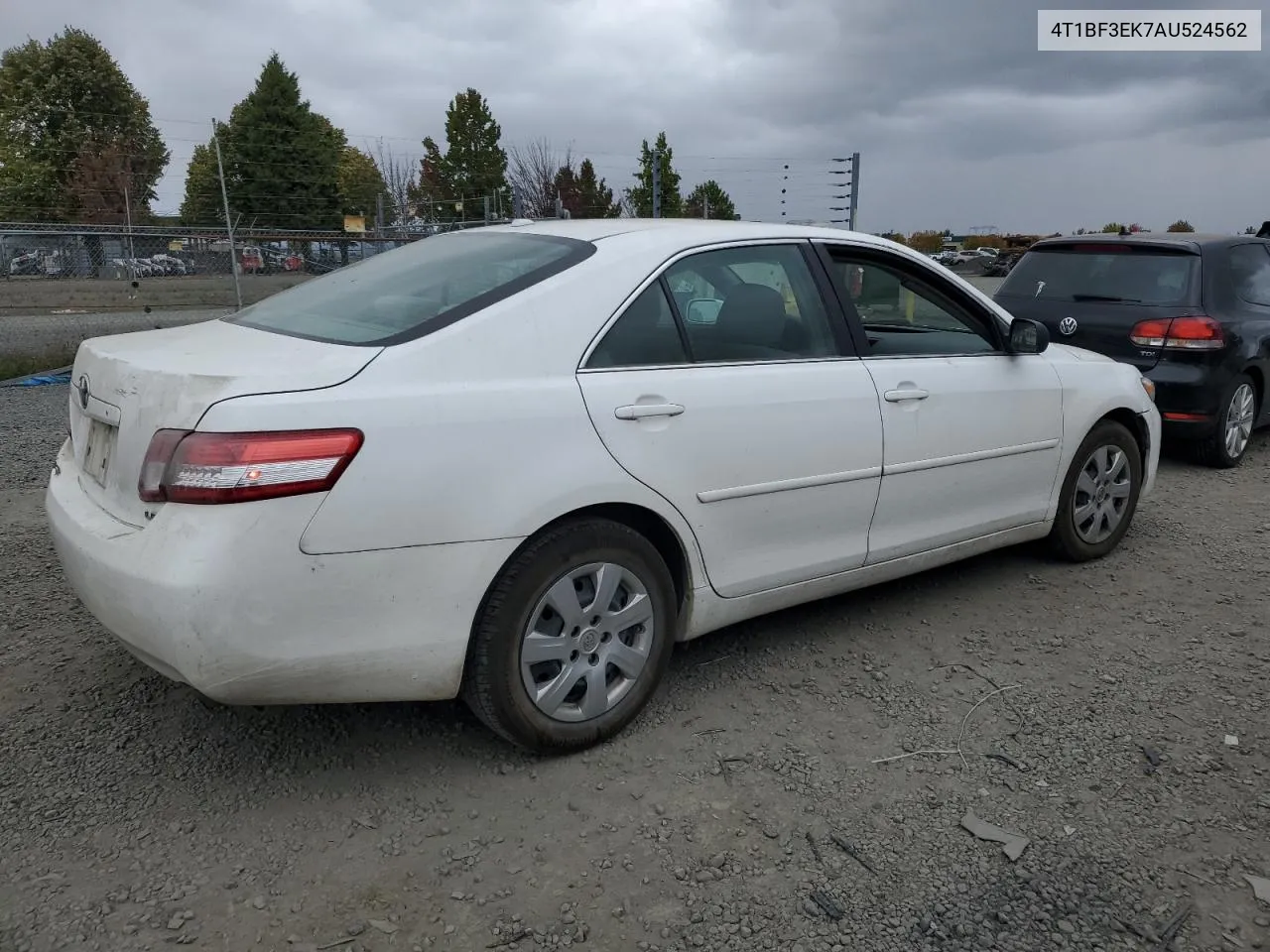 2010 Toyota Camry Base VIN: 4T1BF3EK7AU524562 Lot: 74759514