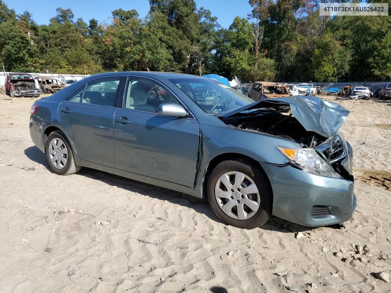 2010 Toyota Camry Base VIN: 4T1BF3EK1AU526422 Lot: 74896054