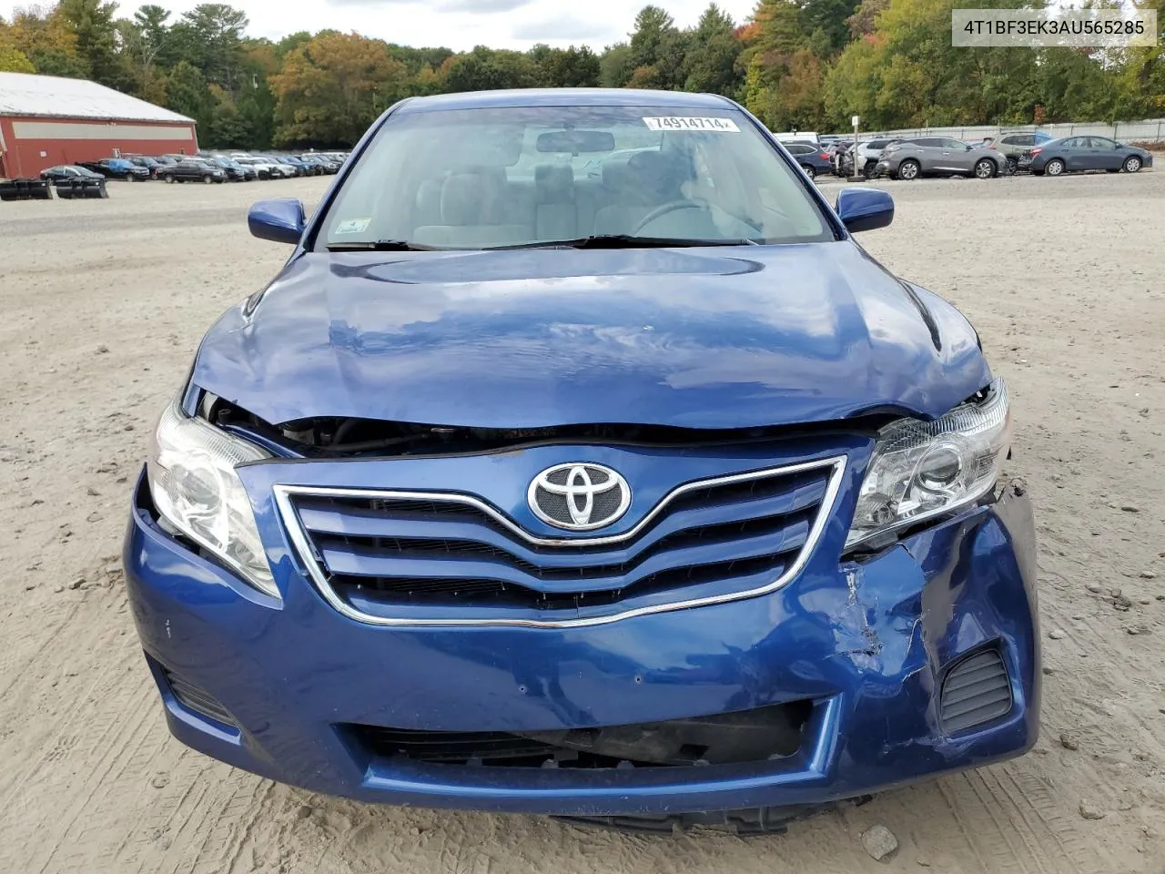 2010 Toyota Camry Base VIN: 4T1BF3EK3AU565285 Lot: 74914714