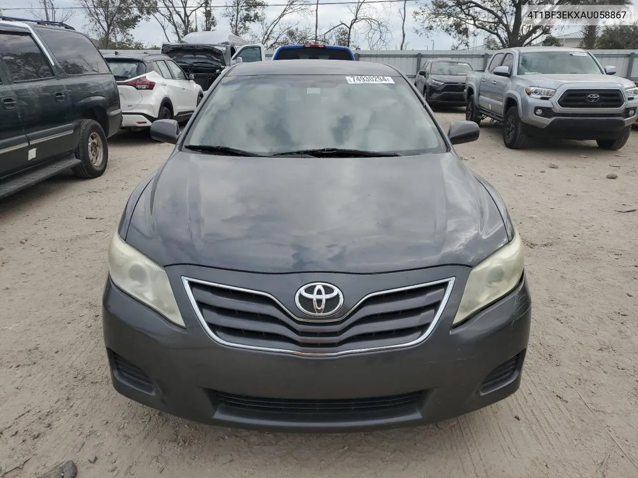 2010 Toyota Camry Base VIN: 4T1BF3EKXAU058867 Lot: 74930294