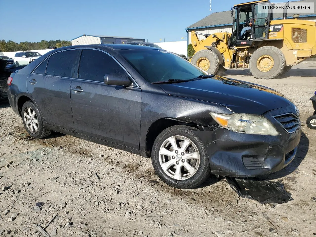 2010 Toyota Camry Base VIN: 4T1BF3EK2AU030769 Lot: 75051604