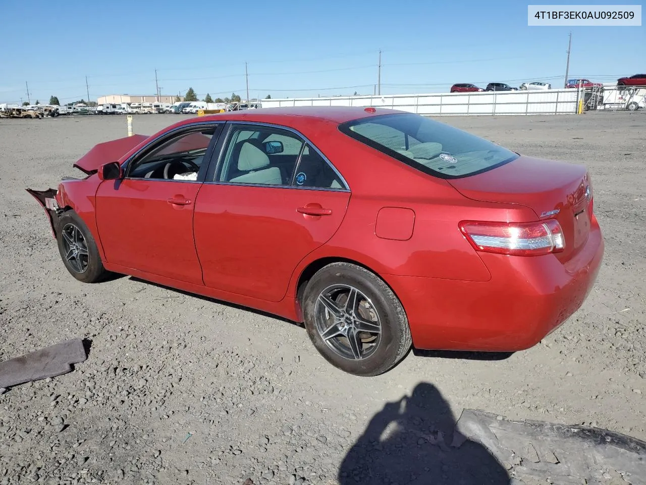 2010 Toyota Camry Base VIN: 4T1BF3EK0AU092509 Lot: 75059674