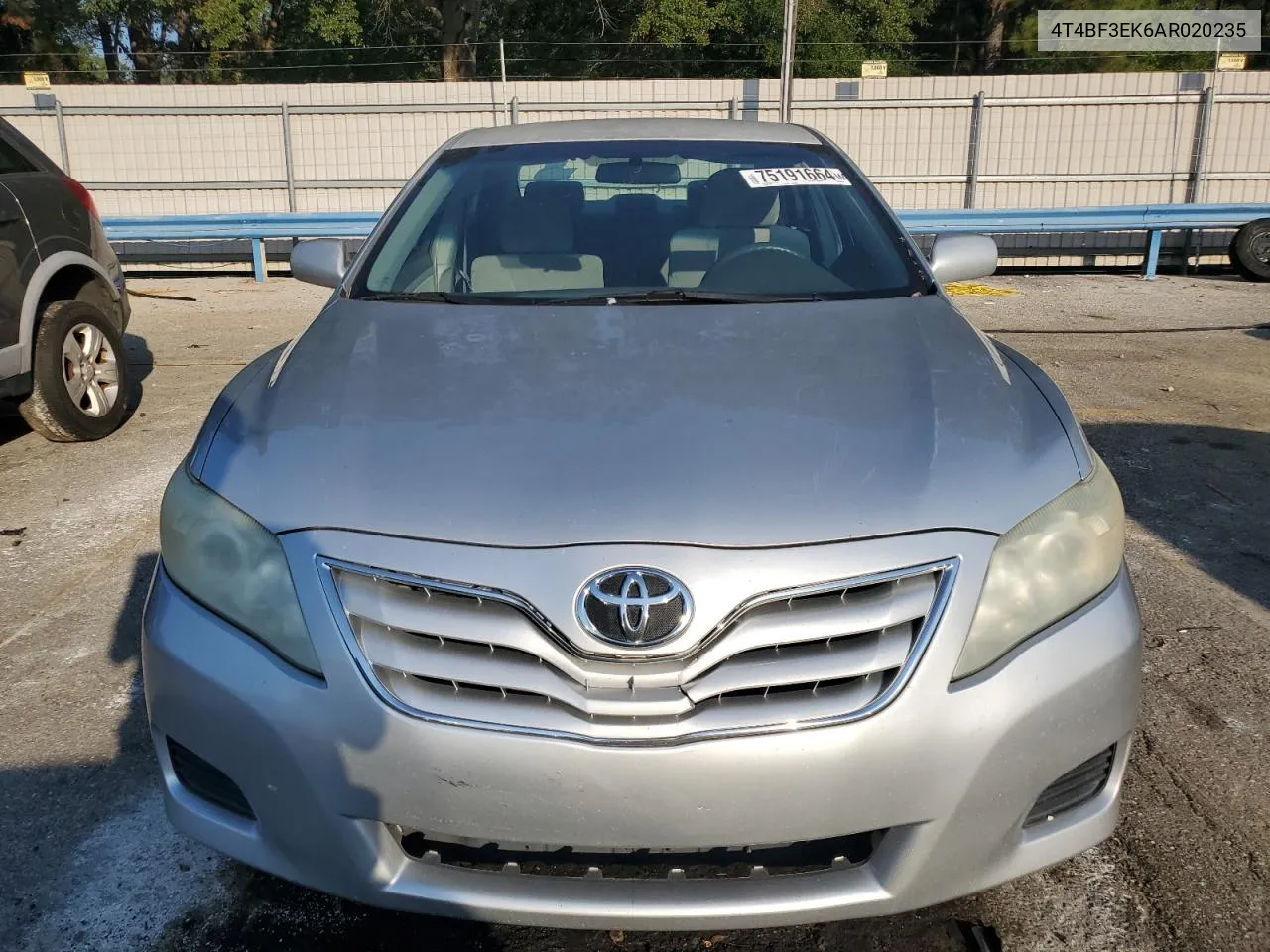 2010 Toyota Camry Base VIN: 4T4BF3EK6AR020235 Lot: 75191664