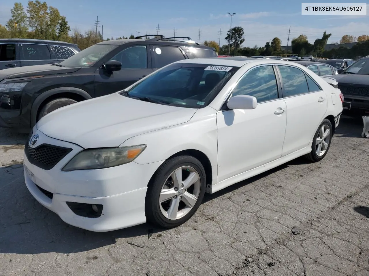 2010 Toyota Camry Se VIN: 4T1BK3EK6AU605127 Lot: 75399834