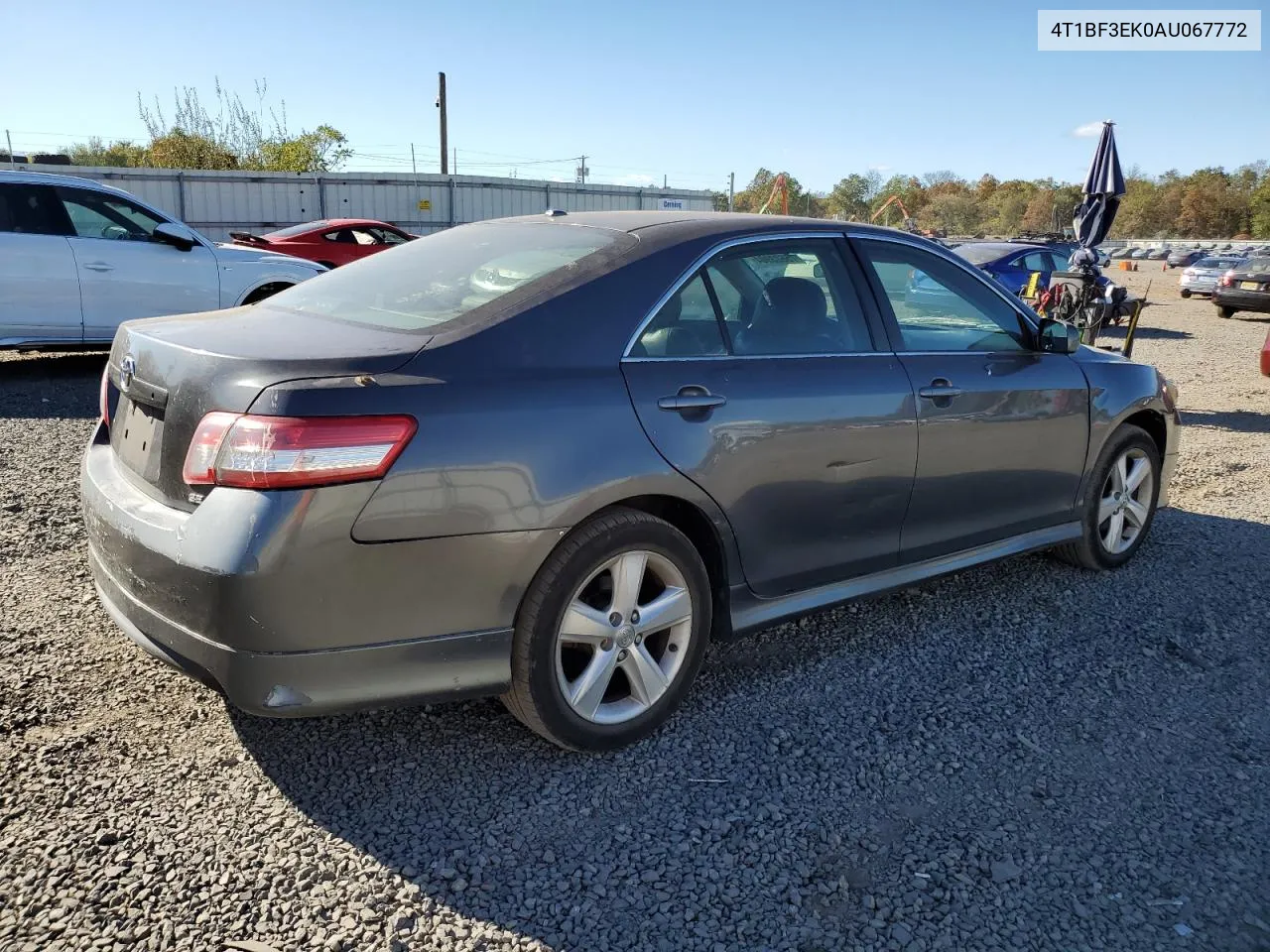 2010 Toyota Camry Base VIN: 4T1BF3EK0AU067772 Lot: 75623904