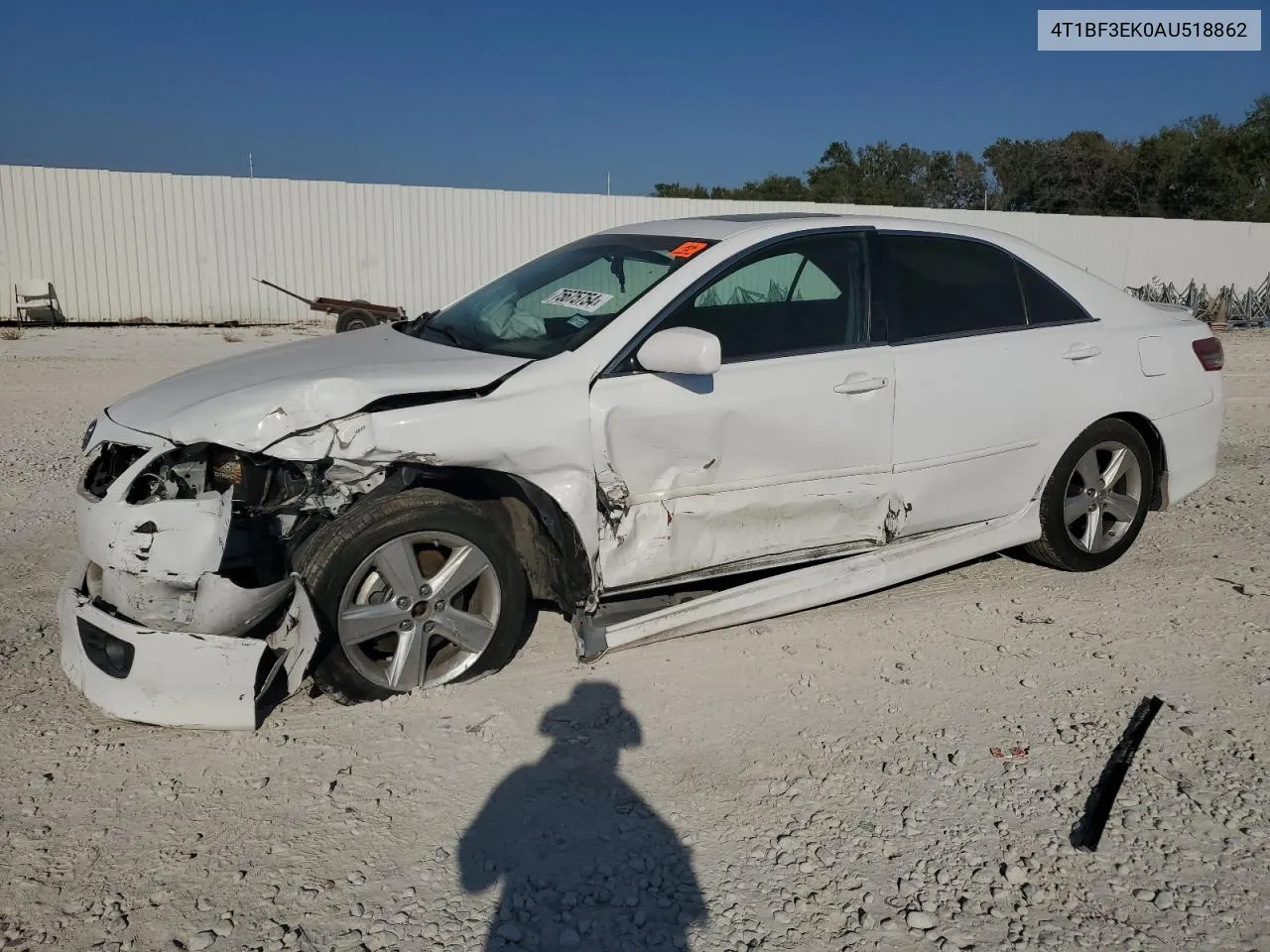 2010 Toyota Camry Base VIN: 4T1BF3EK0AU518862 Lot: 75675754