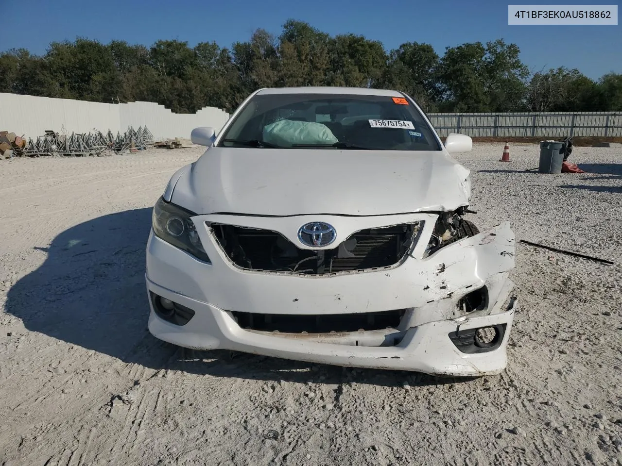 2010 Toyota Camry Base VIN: 4T1BF3EK0AU518862 Lot: 75675754