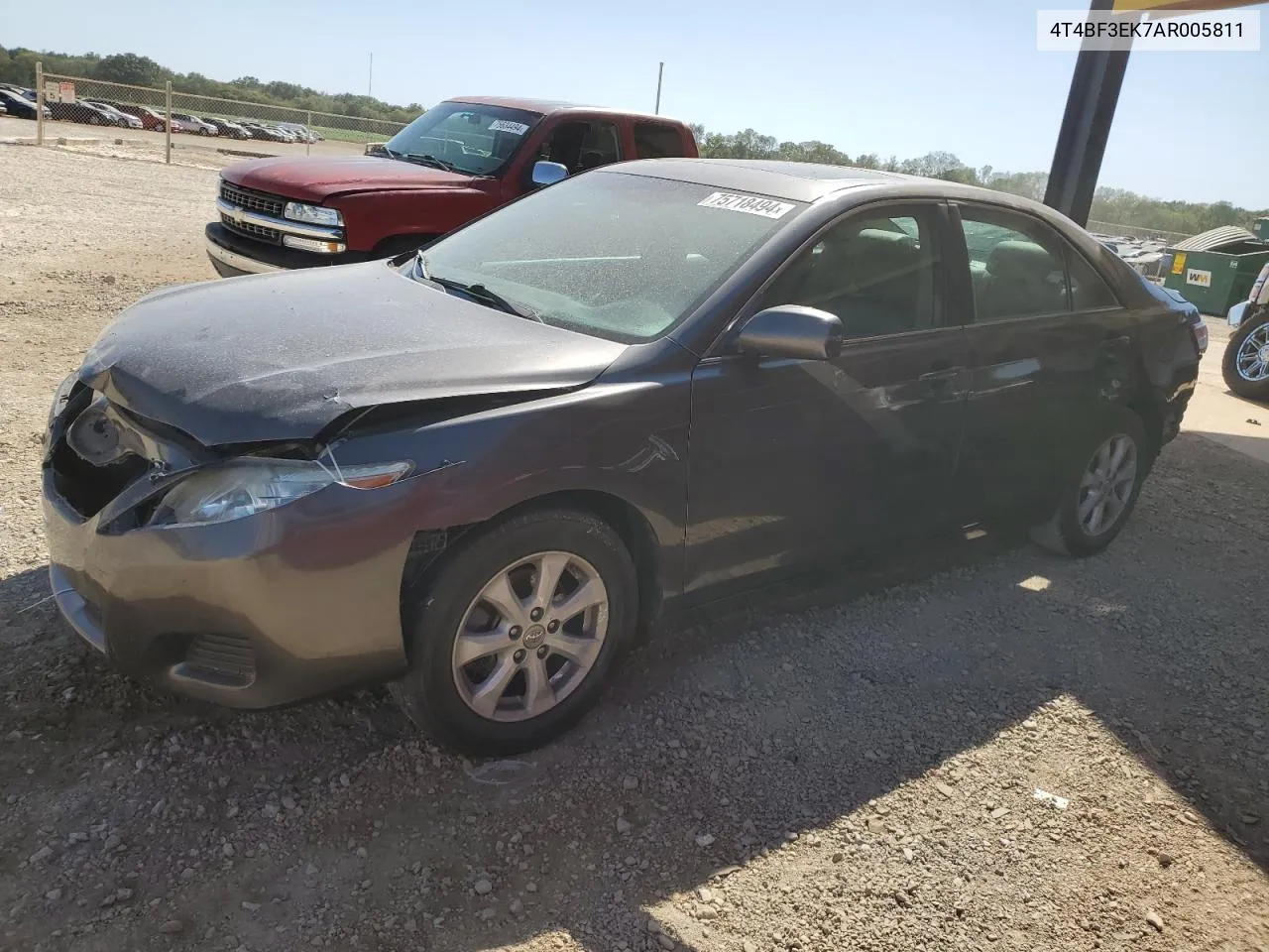 2010 Toyota Camry Base VIN: 4T4BF3EK7AR005811 Lot: 75718494