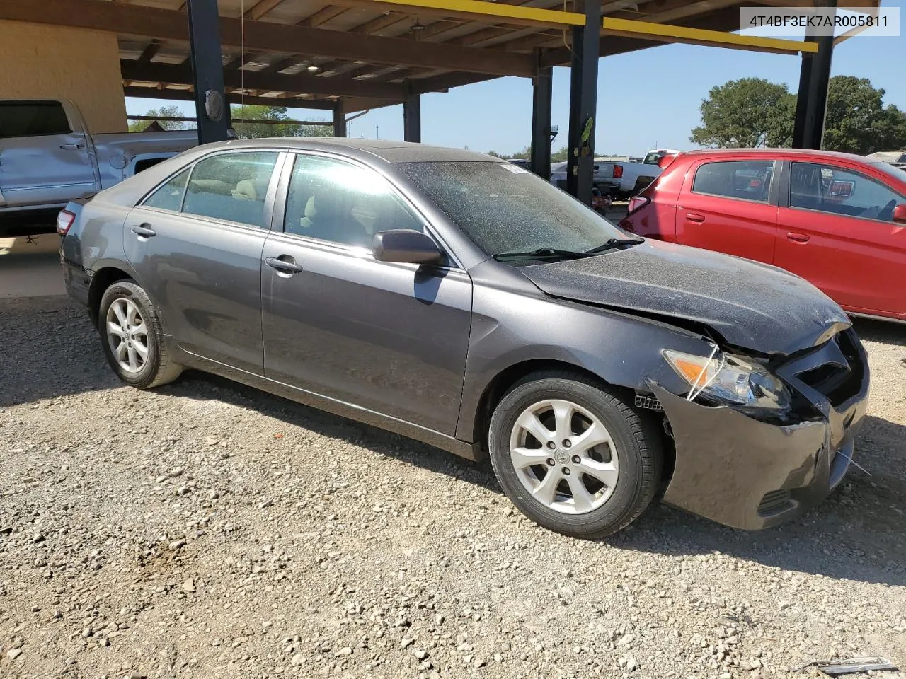 2010 Toyota Camry Base VIN: 4T4BF3EK7AR005811 Lot: 75718494