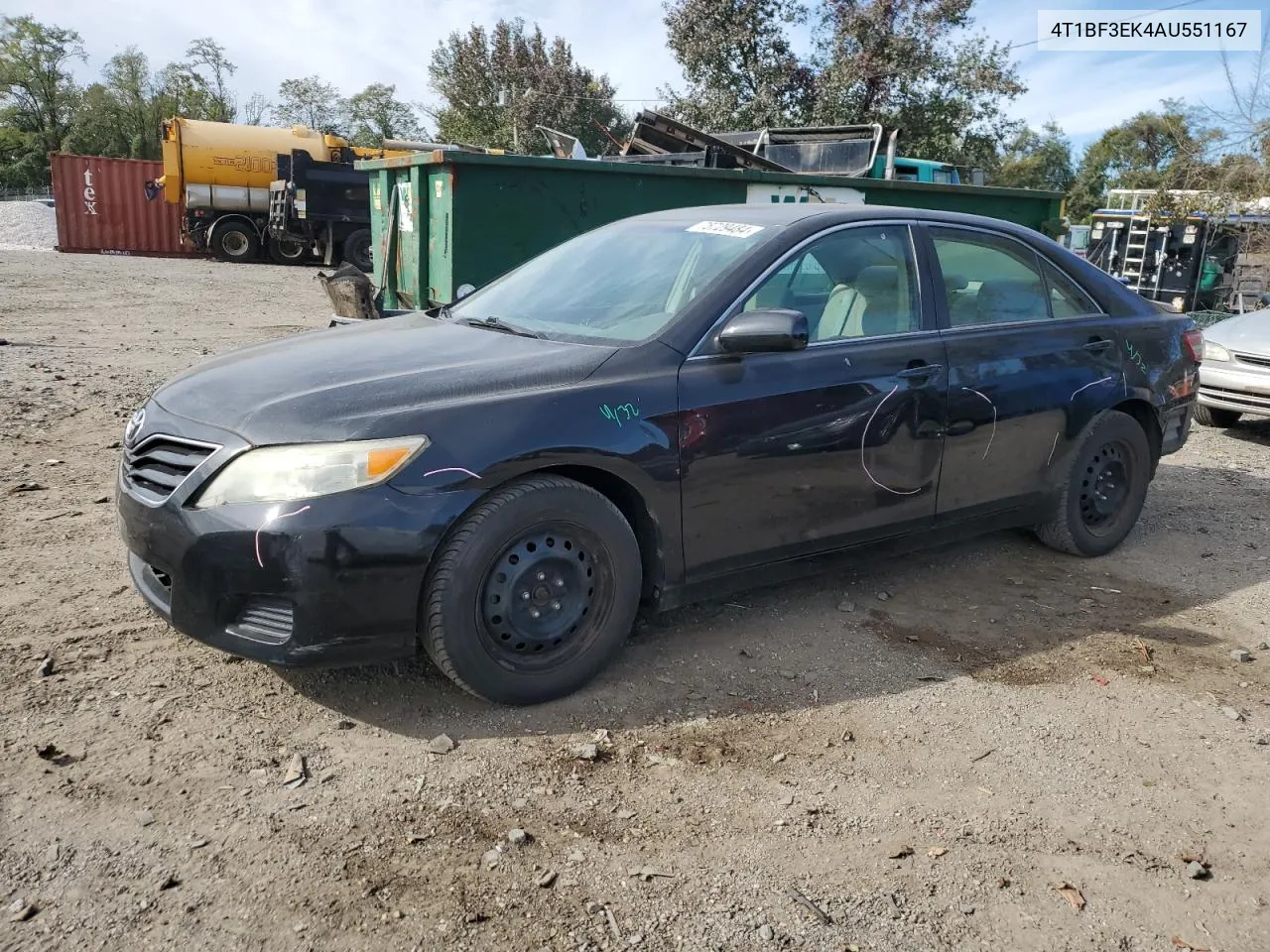 2010 Toyota Camry Base VIN: 4T1BF3EK4AU551167 Lot: 75729484