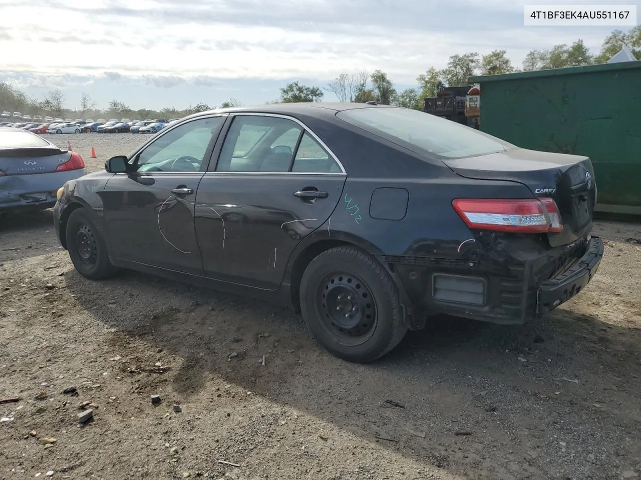 2010 Toyota Camry Base VIN: 4T1BF3EK4AU551167 Lot: 75729484