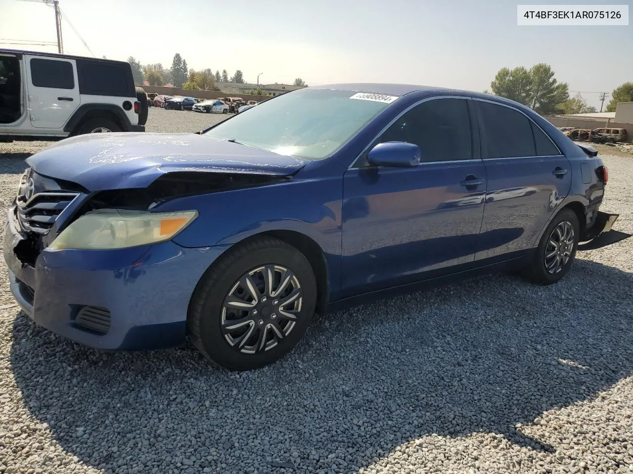 2010 Toyota Camry Base VIN: 4T4BF3EK1AR075126 Lot: 75908894