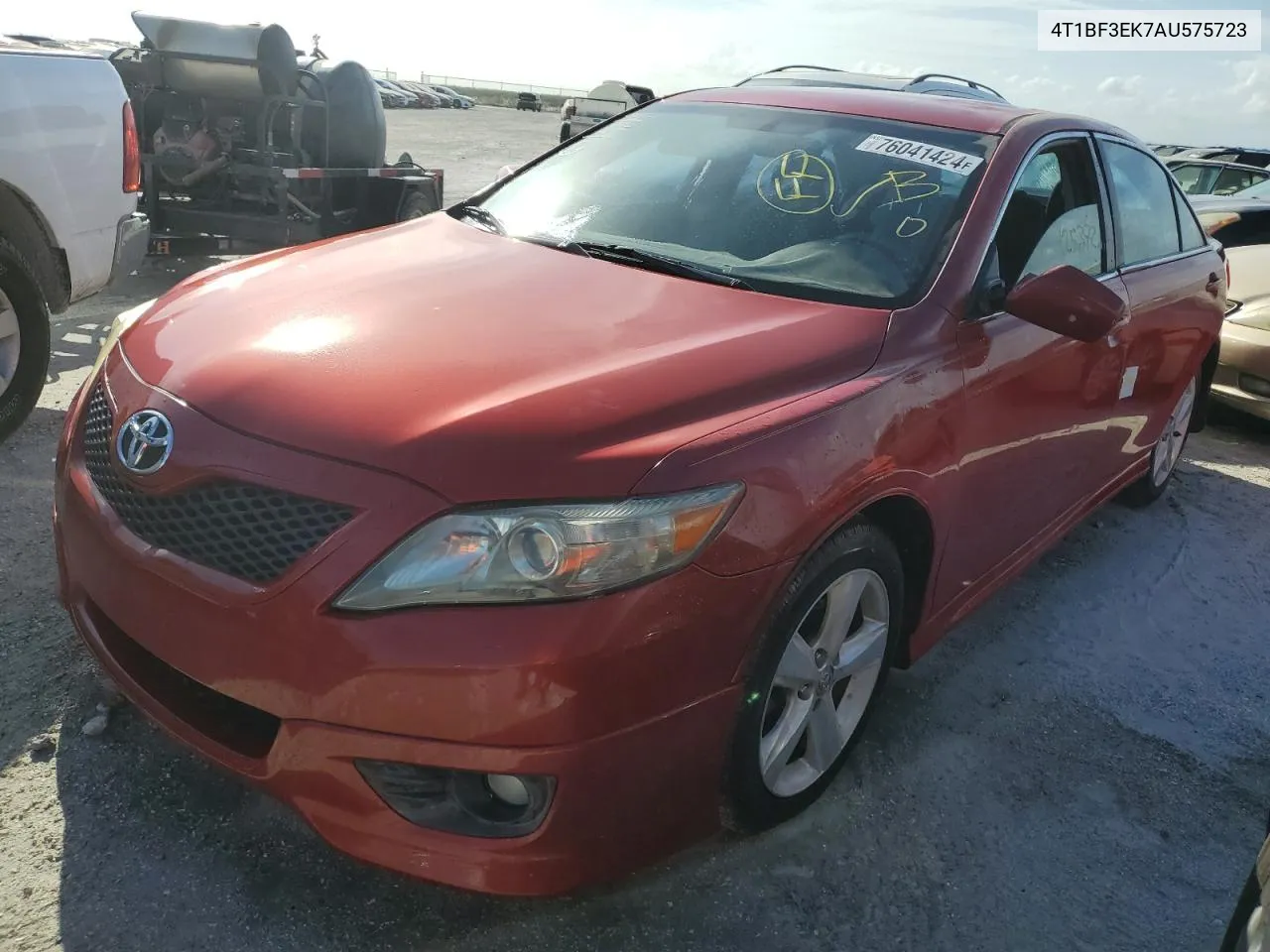 2010 Toyota Camry Base VIN: 4T1BF3EK7AU575723 Lot: 76041424